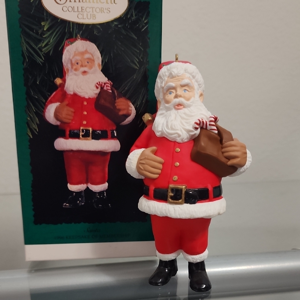 Hallmark Keepsake Santa Claus Vintage 1996 Holiday Ornament